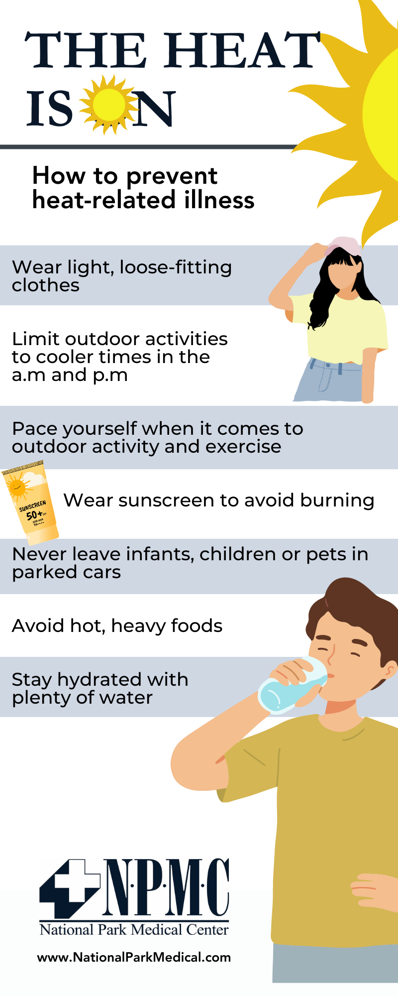 The Heat is on - How to precent heat-related illness